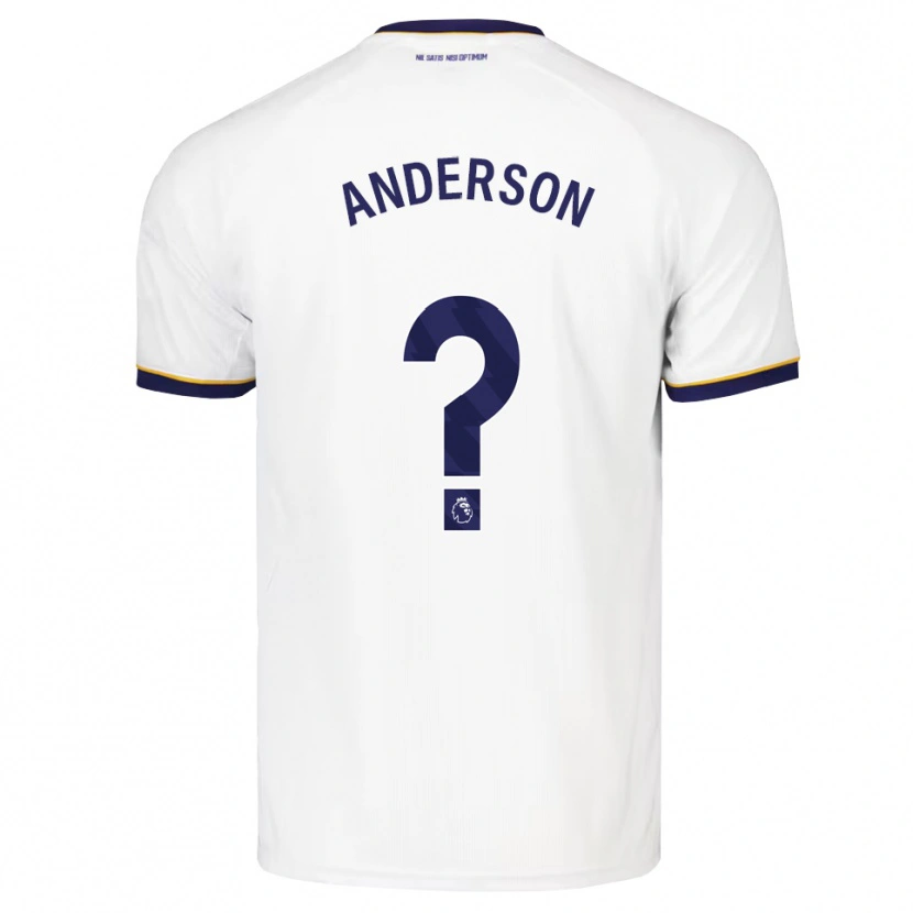 Danxen Dětské Joseph Anderson #0 Půlnoční Modrá Bílá Žlutá Daleko Hráčské Dresy 2026/27 Dres