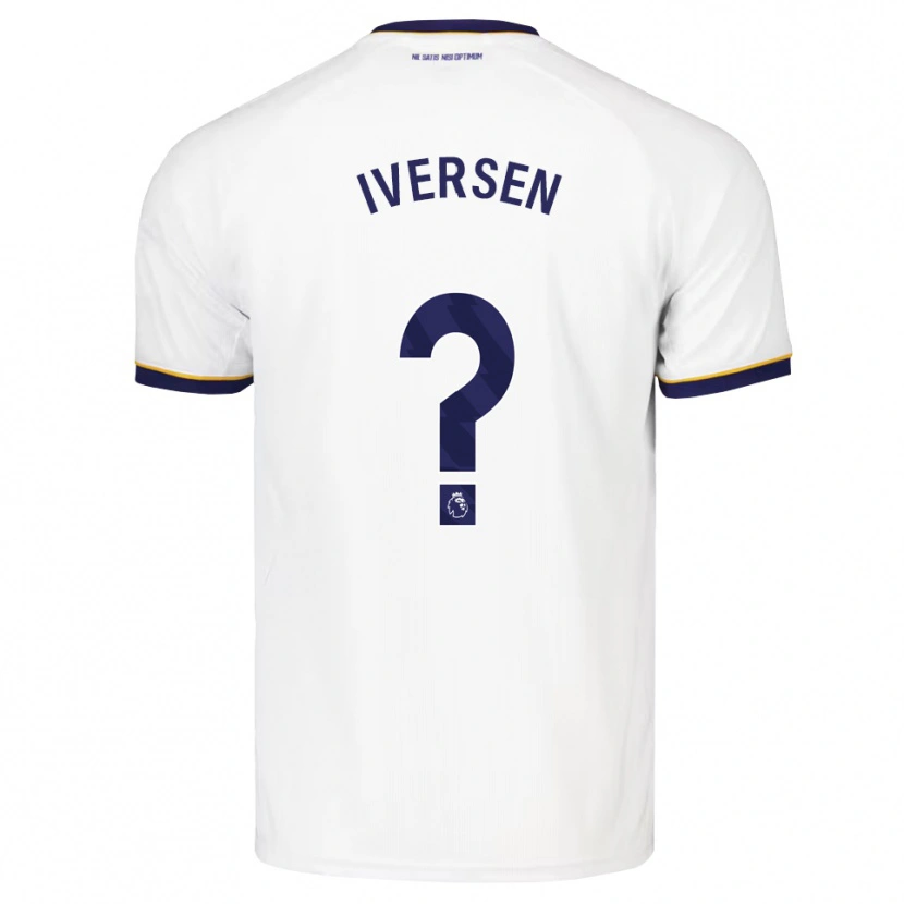 Danxen Dětské Einar Iversen #0 Půlnoční Modrá Bílá Žlutá Daleko Hráčské Dresy 2026/27 Dres