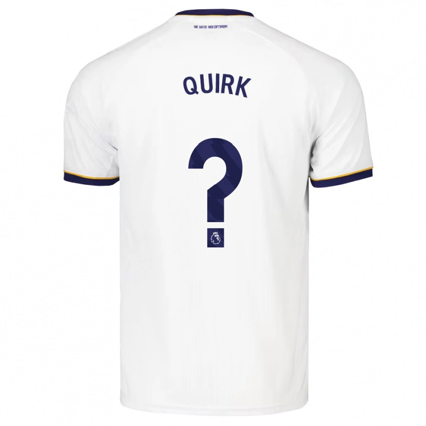 Danxen Dětské Sebastian Quirk #0 Půlnoční Modrá Bílá Žlutá Daleko Hráčské Dresy 2026/27 Dres