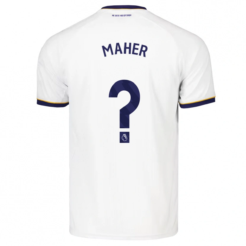 Danxen Dětské Daniel Maher #0 Půlnoční Modrá Bílá Žlutá Daleko Hráčské Dresy 2026/27 Dres