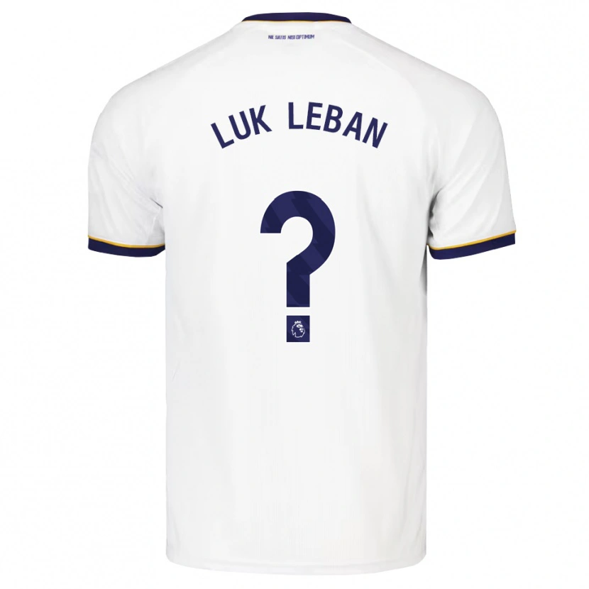 Danxen Dětské Zan Luk Leban #0 Půlnoční Modrá Bílá Žlutá Daleko Hráčské Dresy 2026/27 Dres