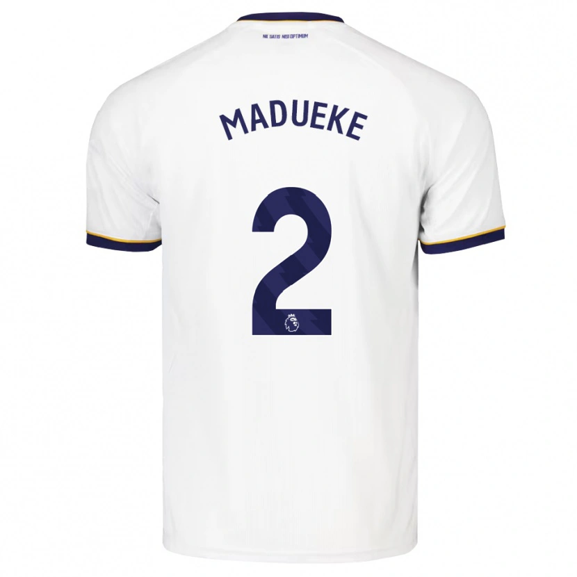 Danxen Dětské Divine Madueke #2 Půlnoční Modrá Bílá Žlutá Daleko Hráčské Dresy 2026/27 Dres