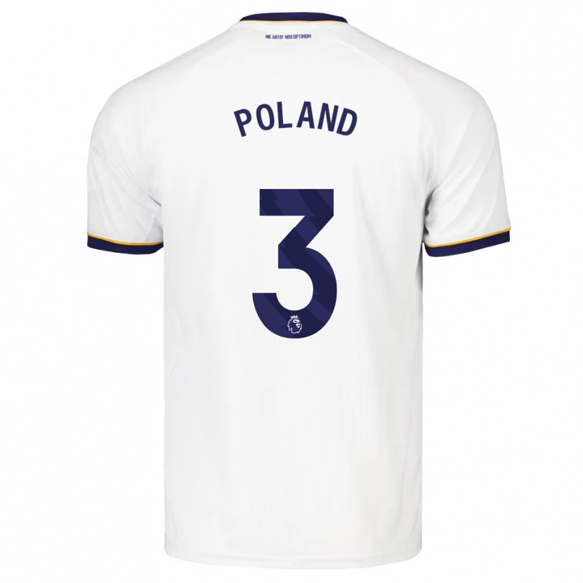 Danxen Dětské Louis Poland #3 Půlnoční Modrá Bílá Žlutá Daleko Hráčské Dresy 2026/27 Dres