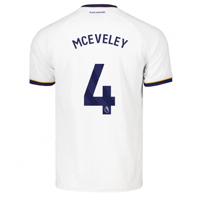Danxen Dětské Harlow Mceveley #4 Půlnoční Modrá Bílá Žlutá Daleko Hráčské Dresy 2026/27 Dres