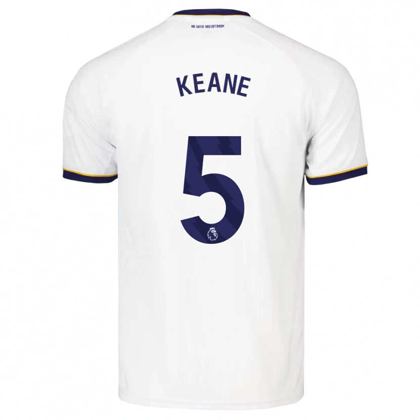 Danxen Dětské Michael Keane #5 Půlnoční Modrá Bílá Žlutá Daleko Hráčské Dresy 2026/27 Dres