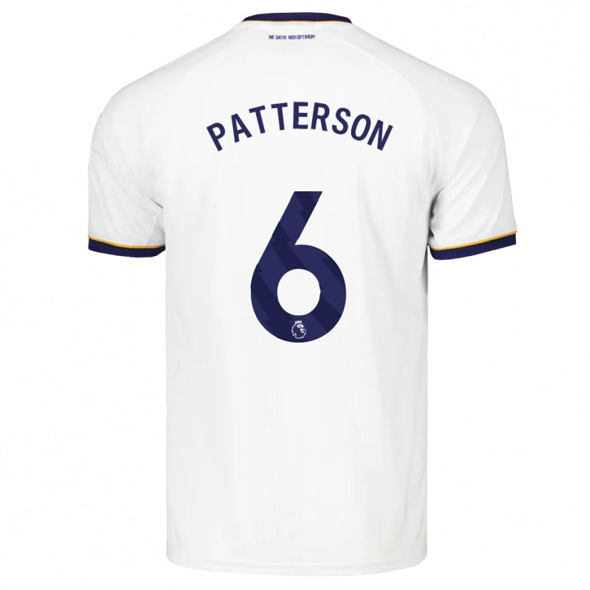 Danxen Dětské Jack Patterson #6 Půlnoční Modrá Bílá Žlutá Daleko Hráčské Dresy 2026/27 Dres