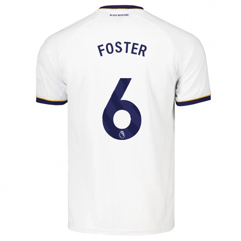 Danxen Dětské Harvey Foster #6 Půlnoční Modrá Bílá Žlutá Daleko Hráčské Dresy 2026/27 Dres
