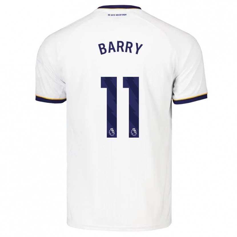 Danxen Dětské Thierno Barry #11 Půlnoční Modrá Bílá Žlutá Daleko Hráčské Dresy 2026/27 Dres