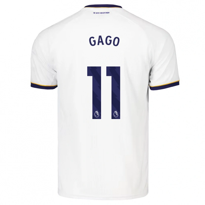 Danxen Dětské Kelly Gago #11 Půlnoční Modrá Bílá Žlutá Daleko Hráčské Dresy 2026/27 Dres