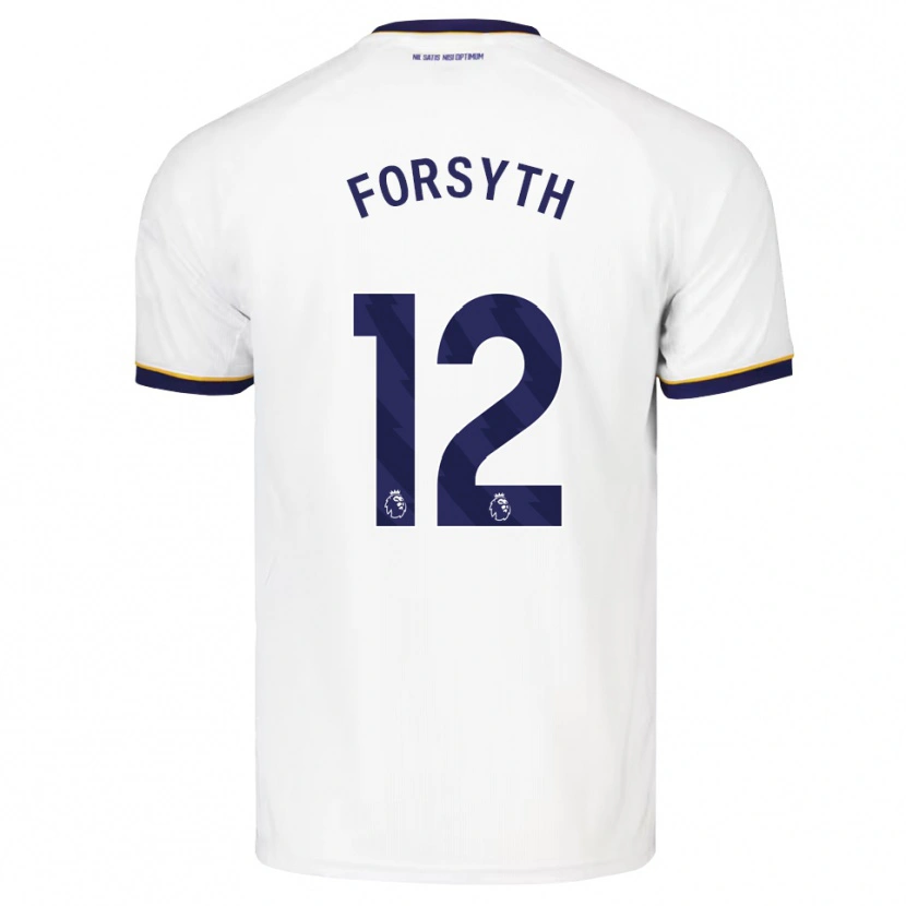 Danxen Dětské Luke Forsyth #12 Půlnoční Modrá Bílá Žlutá Daleko Hráčské Dresy 2026/27 Dres