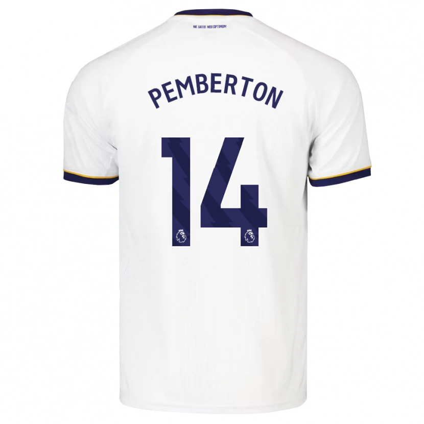 Danxen Dětské Dafi-Tomos Pemberton #14 Půlnoční Modrá Bílá Žlutá Daleko Hráčské Dresy 2026/27 Dres