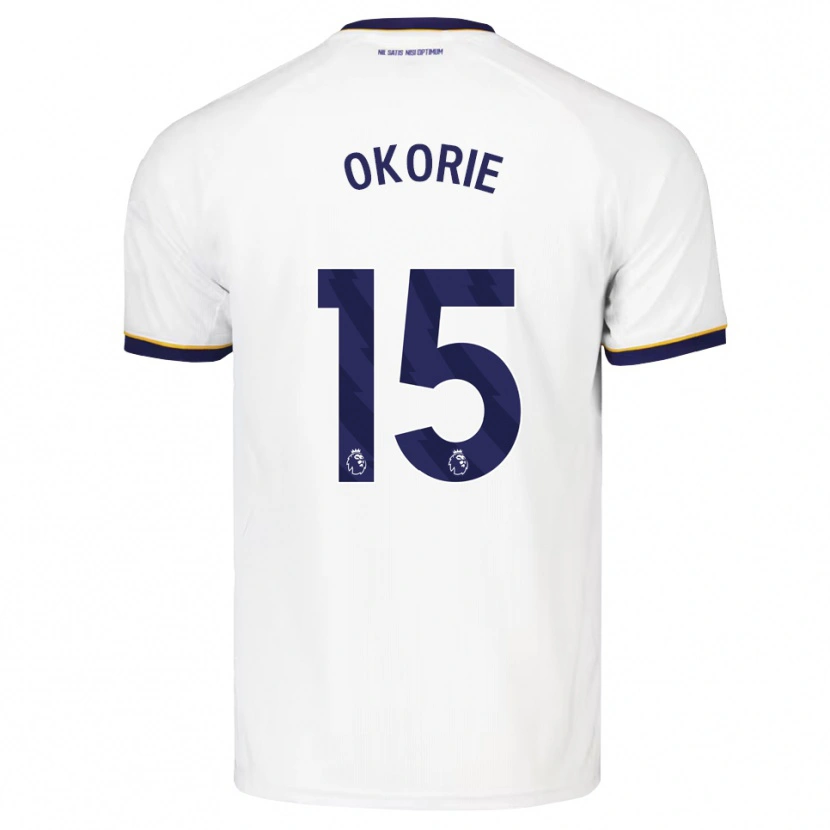 Danxen Dětské Levi Okorie #15 Půlnoční Modrá Bílá Žlutá Daleko Hráčské Dresy 2026/27 Dres