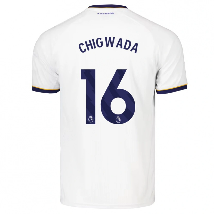 Danxen Dětské Josh Chigwada #16 Půlnoční Modrá Bílá Žlutá Daleko Hráčské Dresy 2026/27 Dres