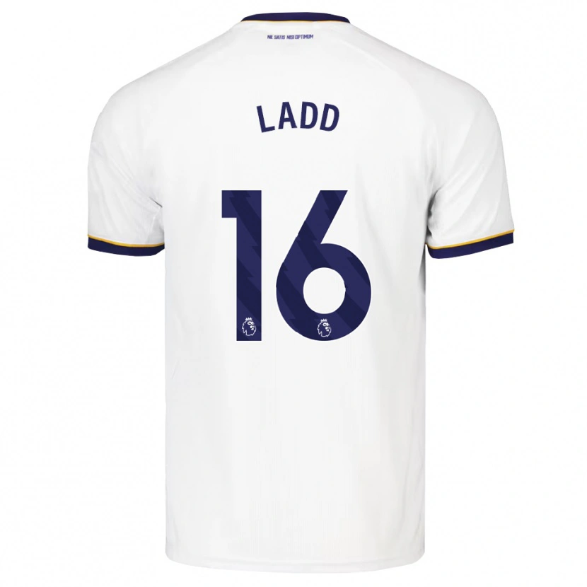 Danxen Dětské Hayley Ladd #16 Půlnoční Modrá Bílá Žlutá Daleko Hráčské Dresy 2026/27 Dres