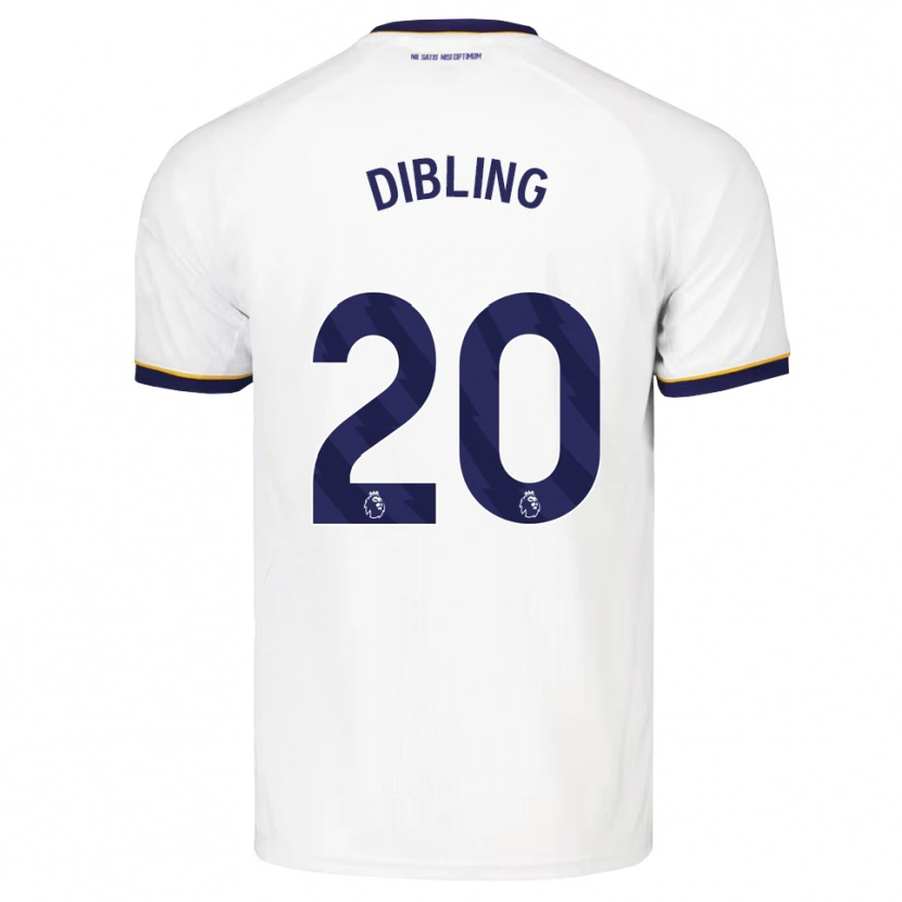 Danxen Dětské Tyler Dibling #20 Půlnoční Modrá Bílá Žlutá Daleko Hráčské Dresy 2026/27 Dres