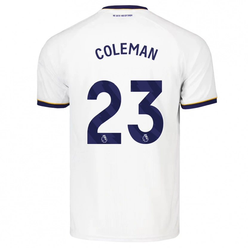 Danxen Dětské Seamus Coleman #23 Půlnoční Modrá Bílá Žlutá Daleko Hráčské Dresy 2026/27 Dres