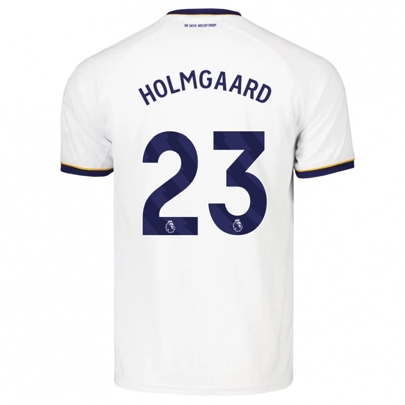Danxen Dětské Sara Holmgaard #23 Půlnoční Modrá Bílá Žlutá Daleko Hráčské Dresy 2026/27 Dres