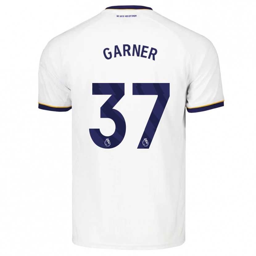 Danxen Dětské James Garner #37 Půlnoční Modrá Bílá Žlutá Daleko Hráčské Dresy 2026/27 Dres