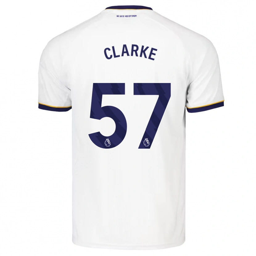 Danxen Dětské Justin Clarke #57 Půlnoční Modrá Bílá Žlutá Daleko Hráčské Dresy 2026/27 Dres