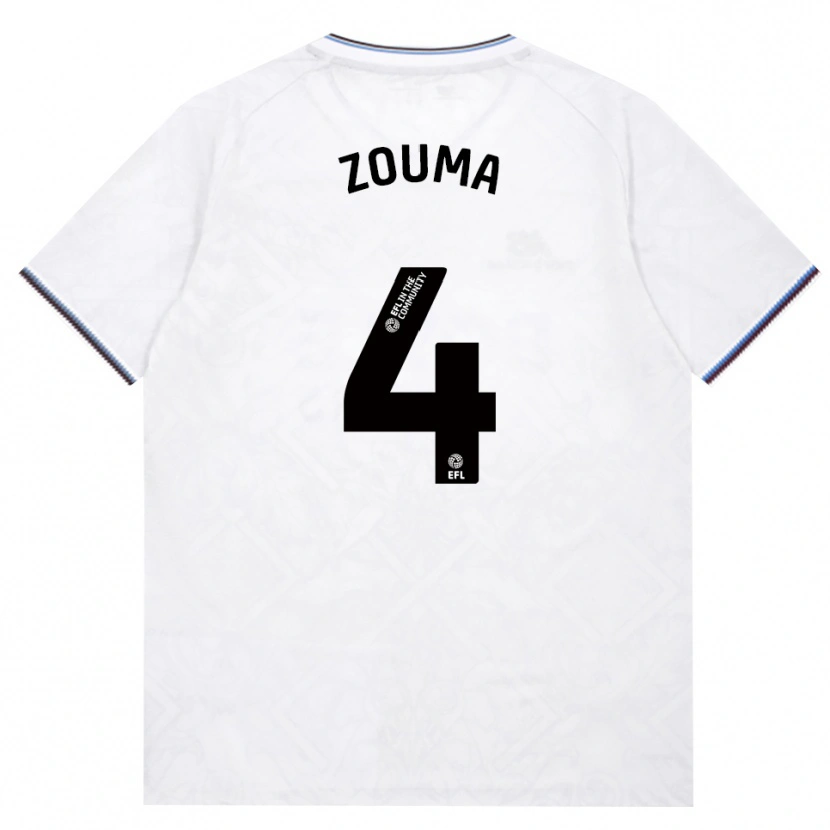 Danxen Dětské Kurt Zouma #4 Vínově Červená Bílá Daleko Hráčské Dresy 2026/27 Dres