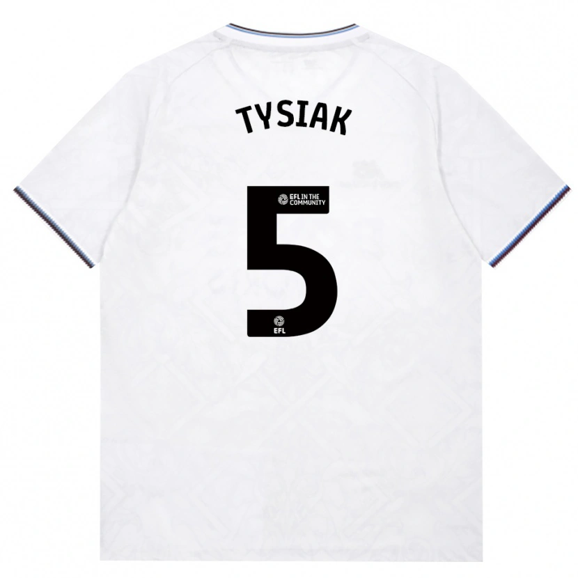 Danxen Dětské Amber Tysiak #5 Vínově Červená Bílá Daleko Hráčské Dresy 2026/27 Dres