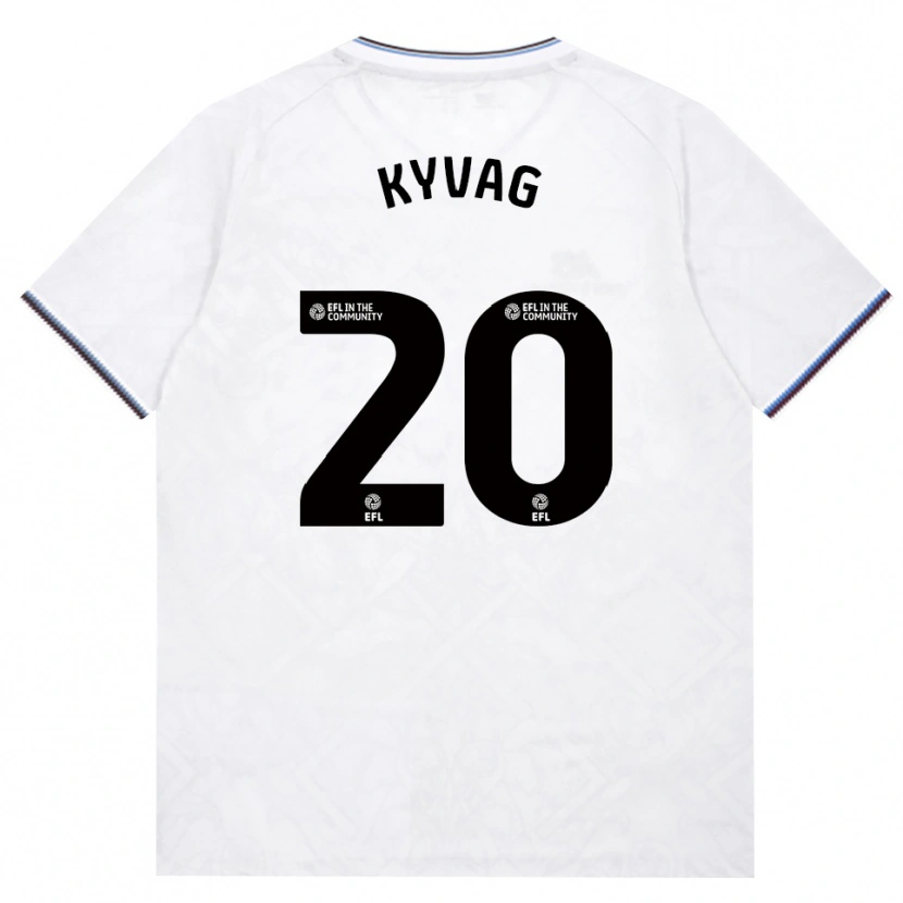 Danxen Dětské Thea Kyvag #20 Vínově Červená Bílá Daleko Hráčské Dresy 2026/27 Dres