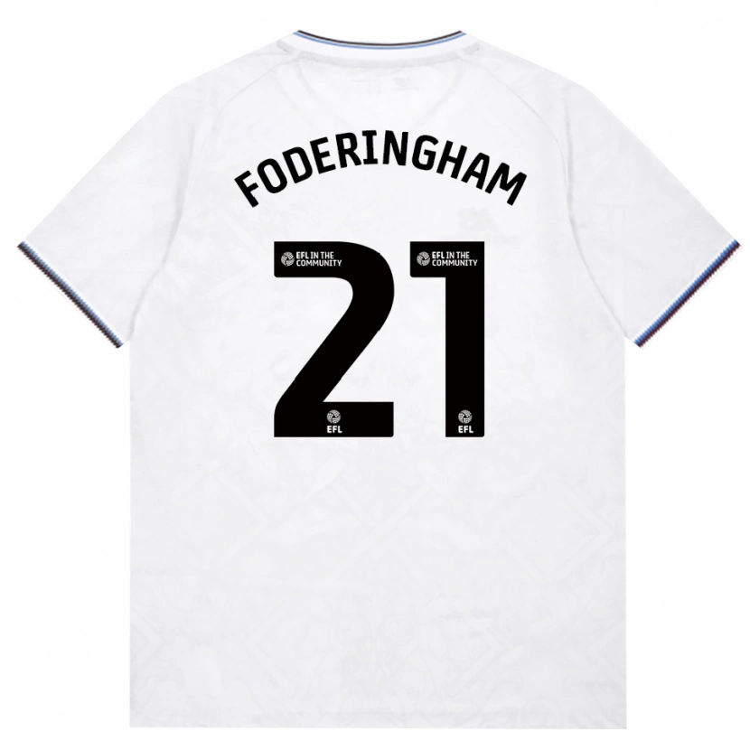 Danxen Dětské Wes Foderingham #21 Vínově Červená Bílá Daleko Hráčské Dresy 2026/27 Dres