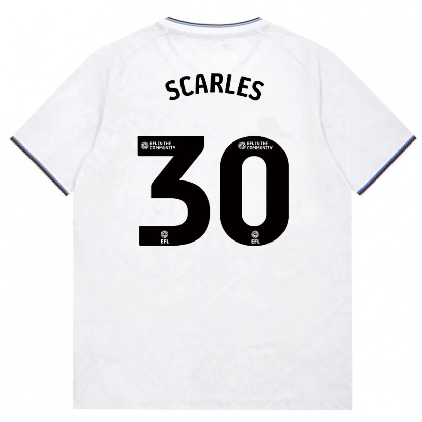Danxen Dětské Oliver Scarles #30 Vínově Červená Bílá Daleko Hráčské Dresy 2026/27 Dres