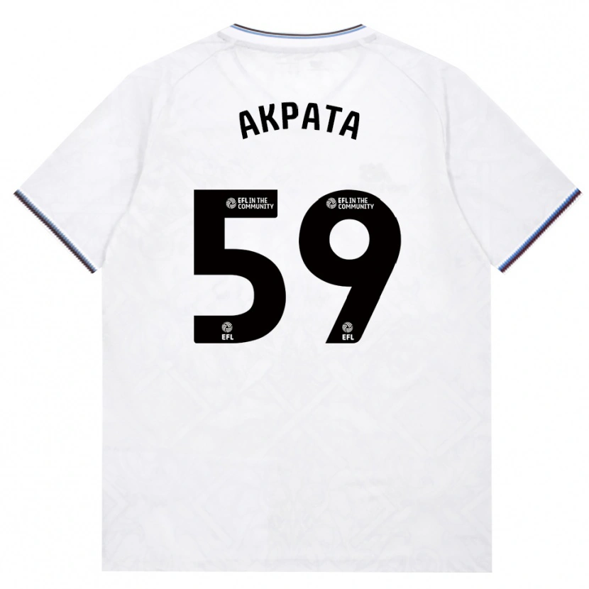 Danxen Dětské Tyron Akpata #59 Vínově Červená Bílá Daleko Hráčské Dresy 2026/27 Dres