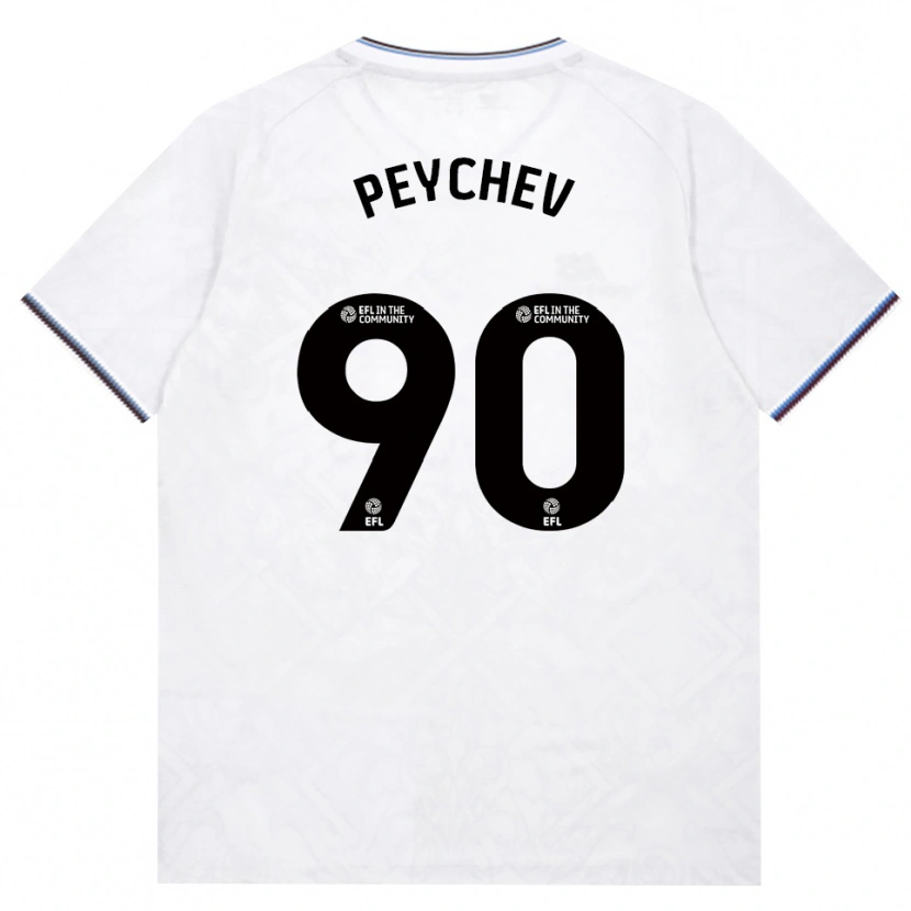 Danxen Dětské Martin Peychev #90 Vínově Červená Bílá Daleko Hráčské Dresy 2026/27 Dres