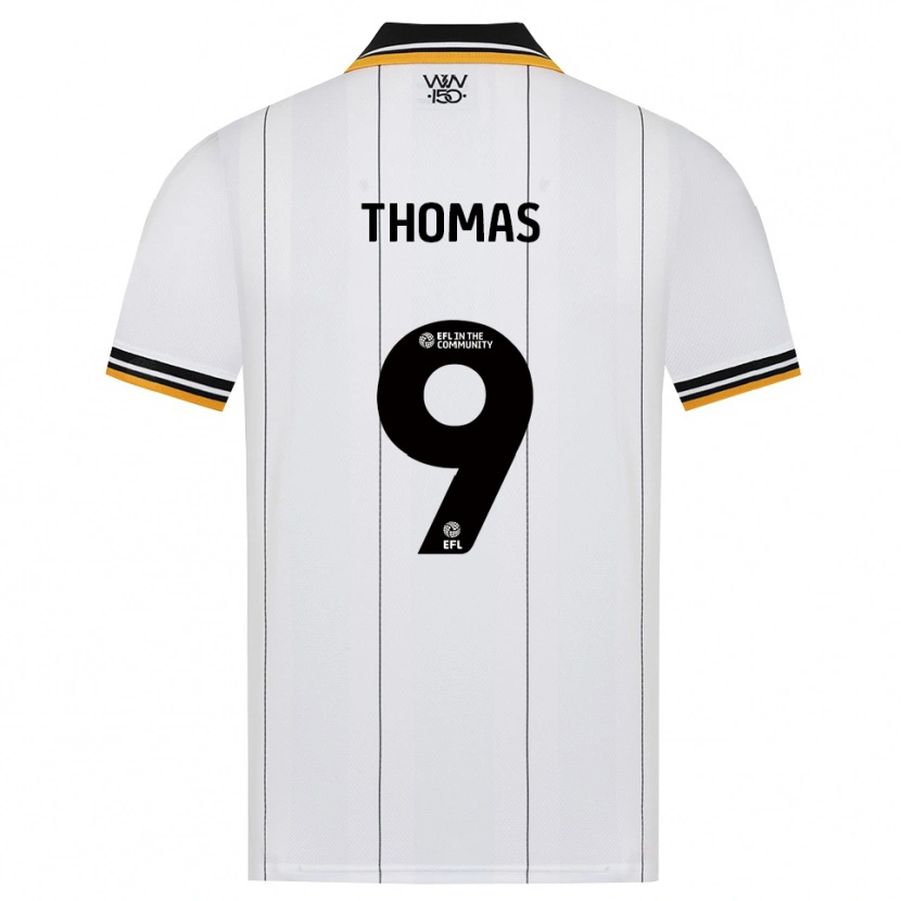 Danxen Dětské Kaream Thomas #9 Oranžová Bílá Černá Daleko Hráčské Dresy 2026/27 Dres