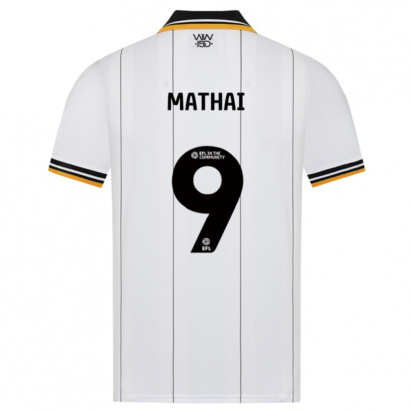 Danxen Dětské Junior Mathai #9 Oranžová Bílá Černá Daleko Hráčské Dresy 2026/27 Dres