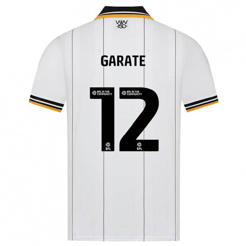 Danxen Dětské Julian Garate #12 Oranžová Bílá Černá Daleko Hráčské Dresy 2026/27 Dres
