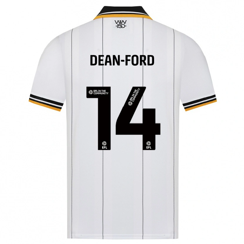 Danxen Dětské Jacob Dean-Ford #14 Oranžová Bílá Černá Daleko Hráčské Dresy 2026/27 Dres
