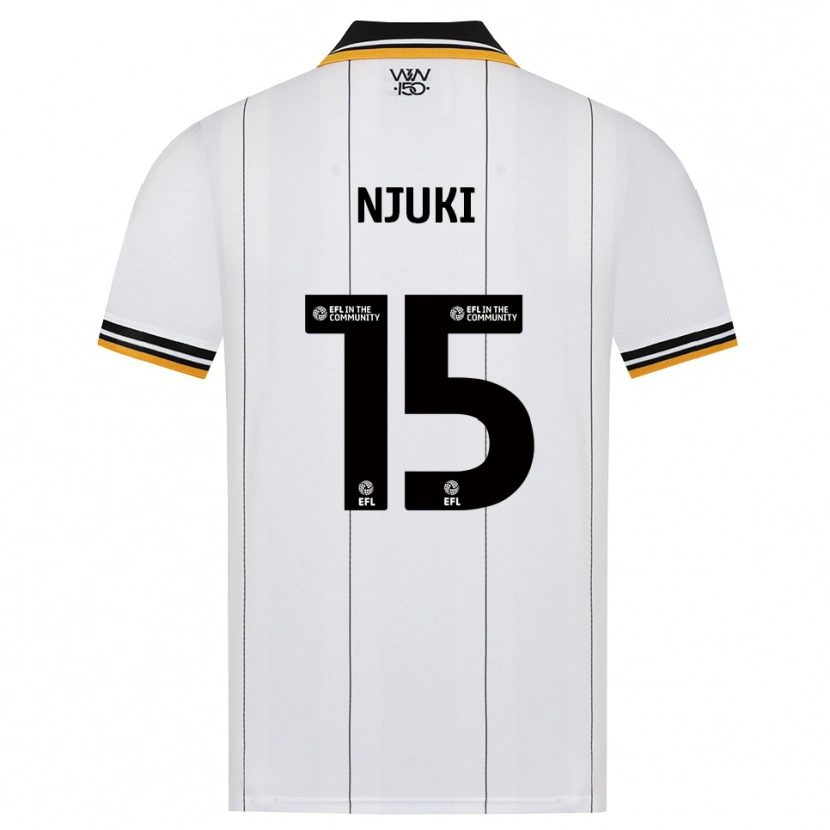 Danxen Dětské Shafaat Njuki #15 Oranžová Bílá Černá Daleko Hráčské Dresy 2026/27 Dres