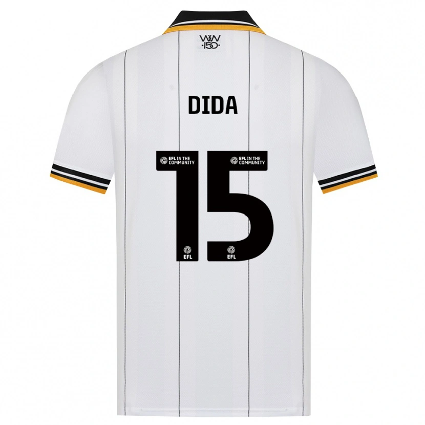 Danxen Dětské Kledi Dida #15 Oranžová Bílá Černá Daleko Hráčské Dresy 2026/27 Dres