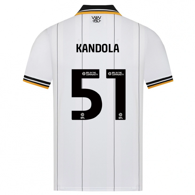 Danxen Dětské Kam Kandola #51 Oranžová Bílá Černá Daleko Hráčské Dresy 2026/27 Dres
