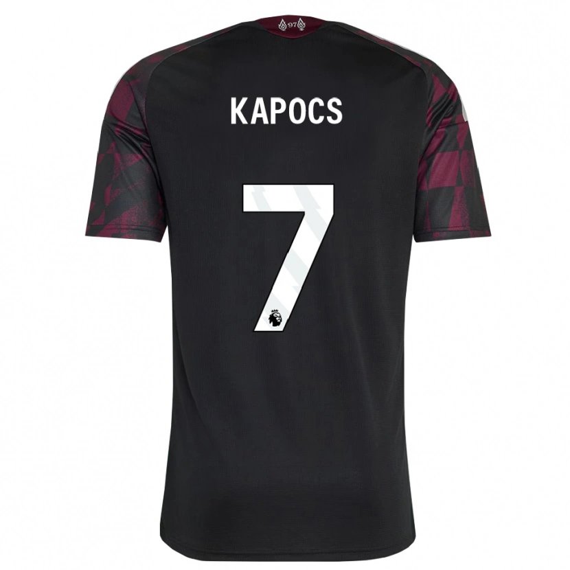Danxen Dětské Cornelia Kapocs #7 Černá Bílá Fialová Třetí Hráčské Dresy 2026/27 Dres