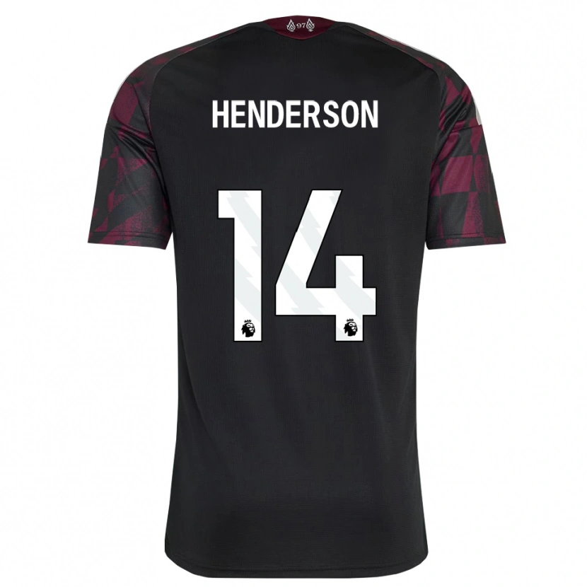 Danxen Dětské Henderson #14 Černá Bílá Fialová Třetí Hráčské Dresy 2026/27 Dres