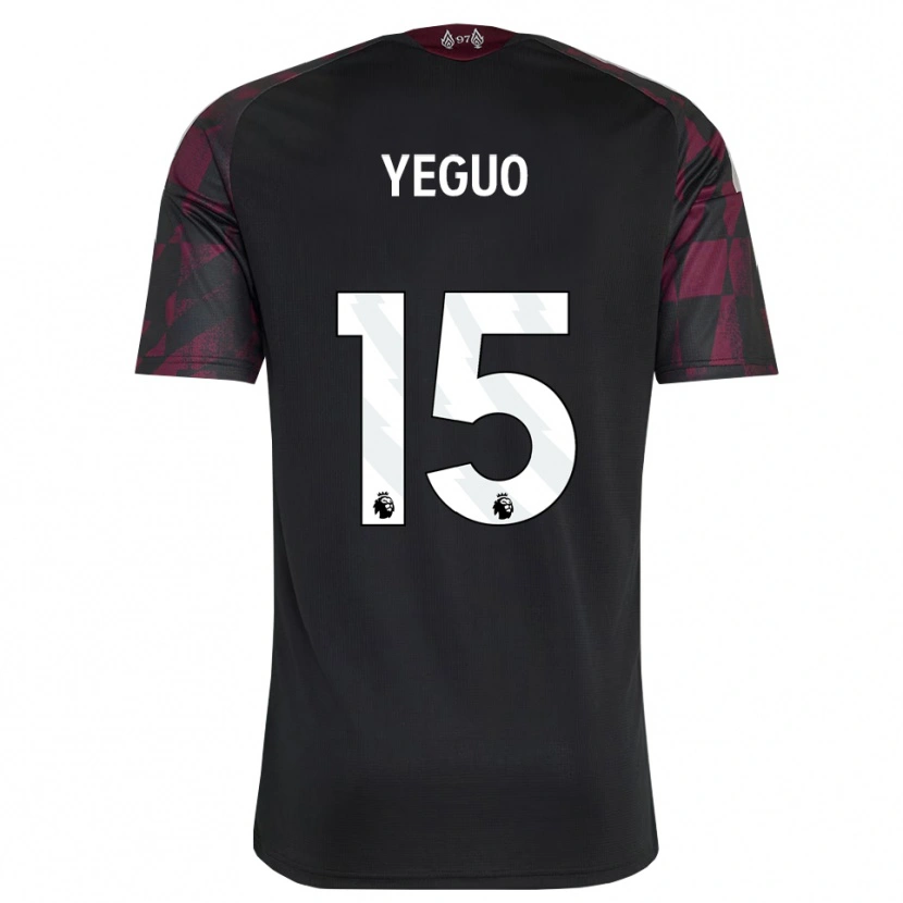 Danxen Dětské Aj Yeguo #15 Černá Bílá Fialová Třetí Hráčské Dresy 2026/27 Dres