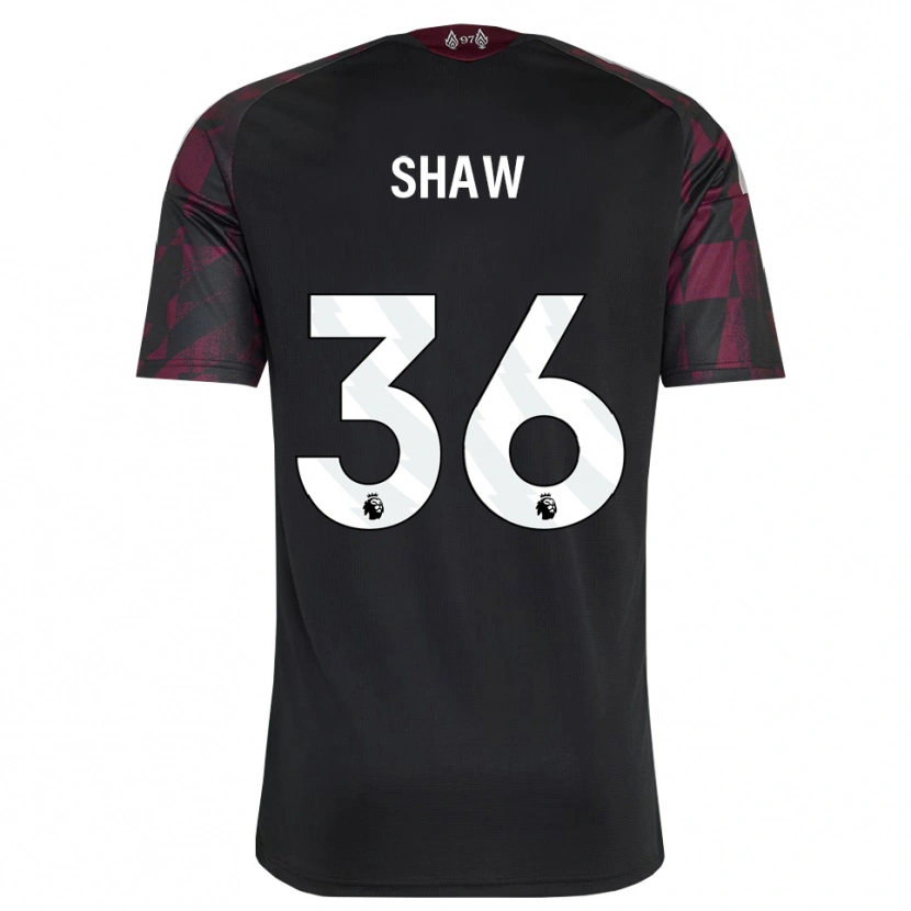 Danxen Dětské Zara Shaw #36 Černá Bílá Fialová Třetí Hráčské Dresy 2026/27 Dres