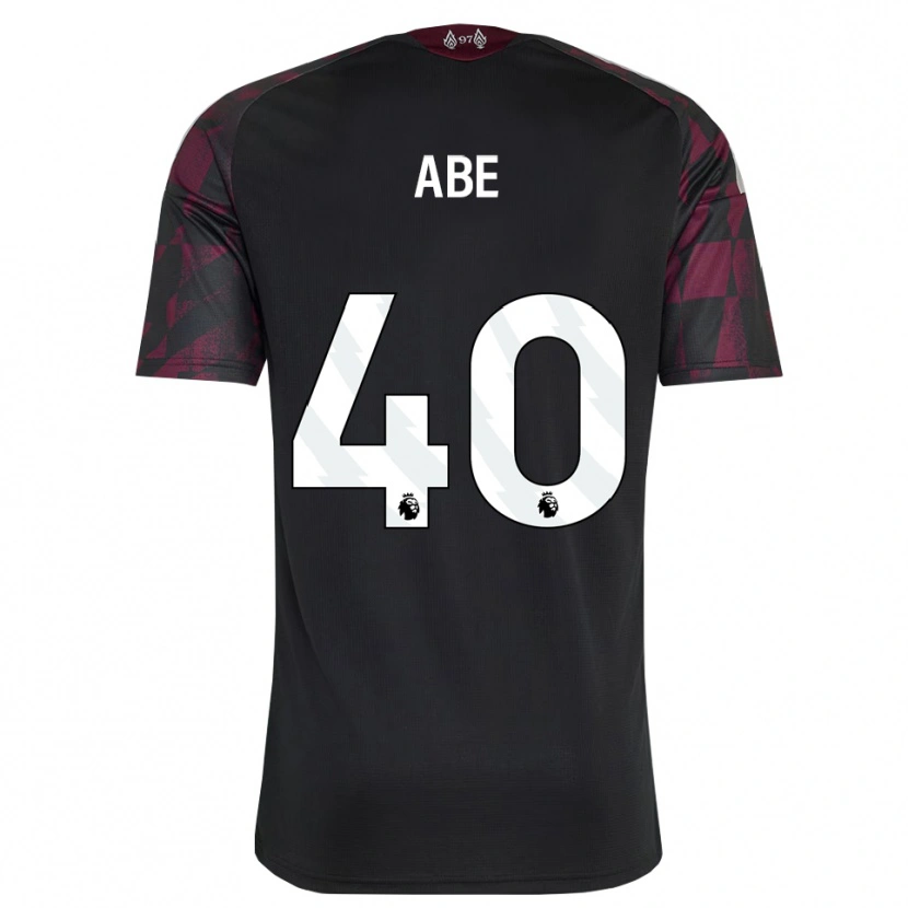 Danxen Dětské Joshua Abe #40 Černá Bílá Fialová Třetí Hráčské Dresy 2026/27 Dres