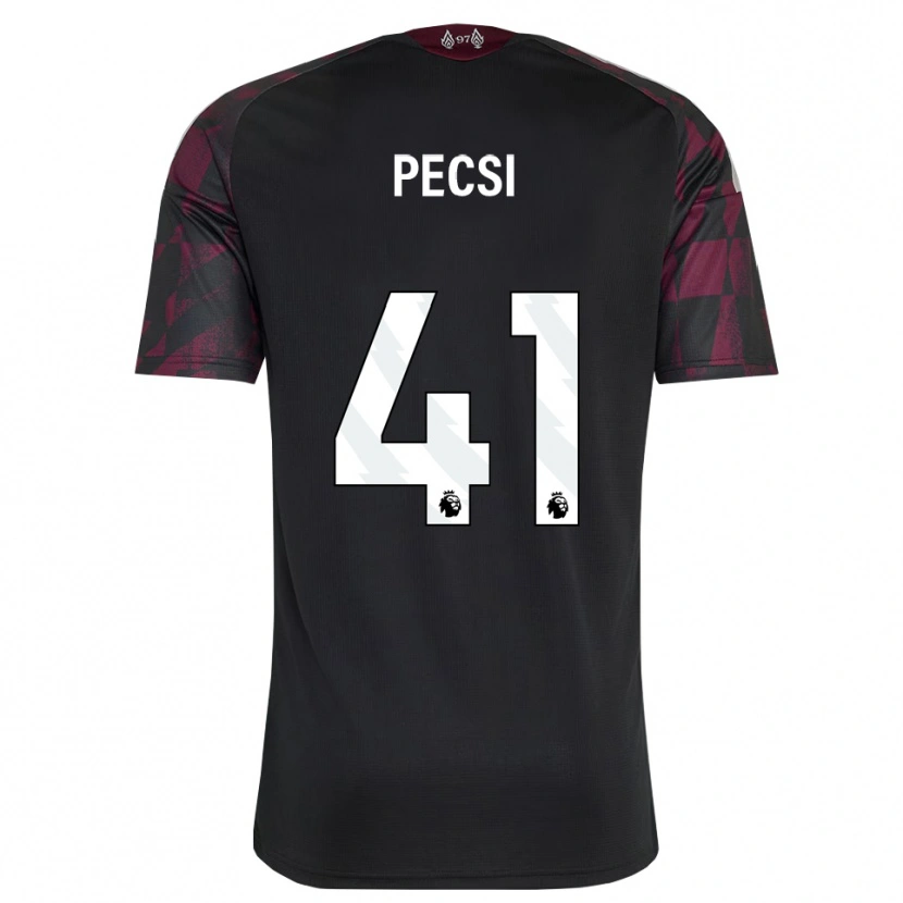 Danxen Dětské Ármin Pécsi #41 Černá Bílá Fialová Třetí Hráčské Dresy 2026/27 Dres