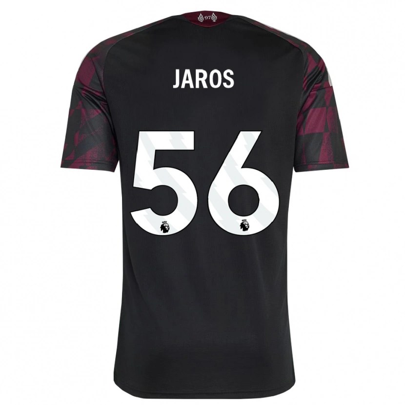 Danxen Dětské Vitezslav Jaros #56 Černá Bílá Fialová Třetí Hráčské Dresy 2026/27 Dres