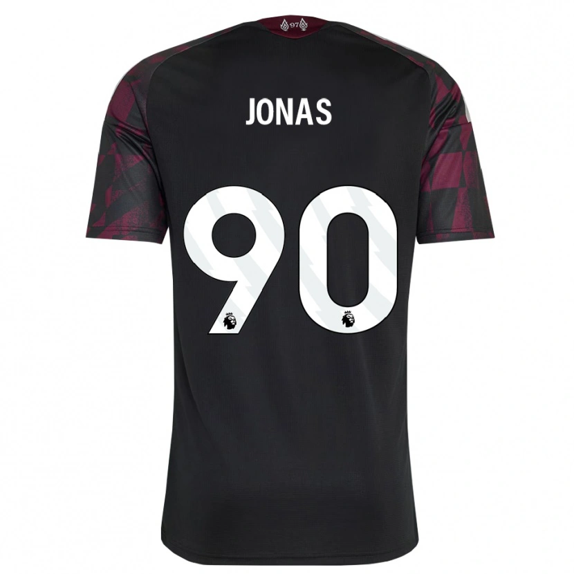 Danxen Dětské Lee Jonas #90 Černá Bílá Fialová Třetí Hráčské Dresy 2026/27 Dres