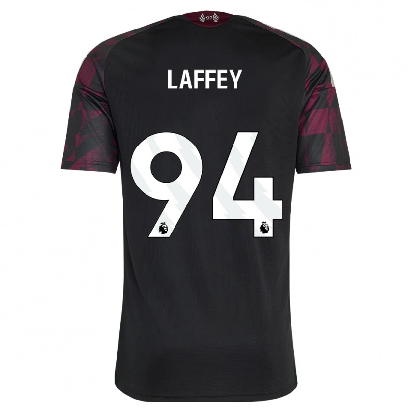 Danxen Dětské Michael Laffey #94 Černá Bílá Fialová Třetí Hráčské Dresy 2026/27 Dres