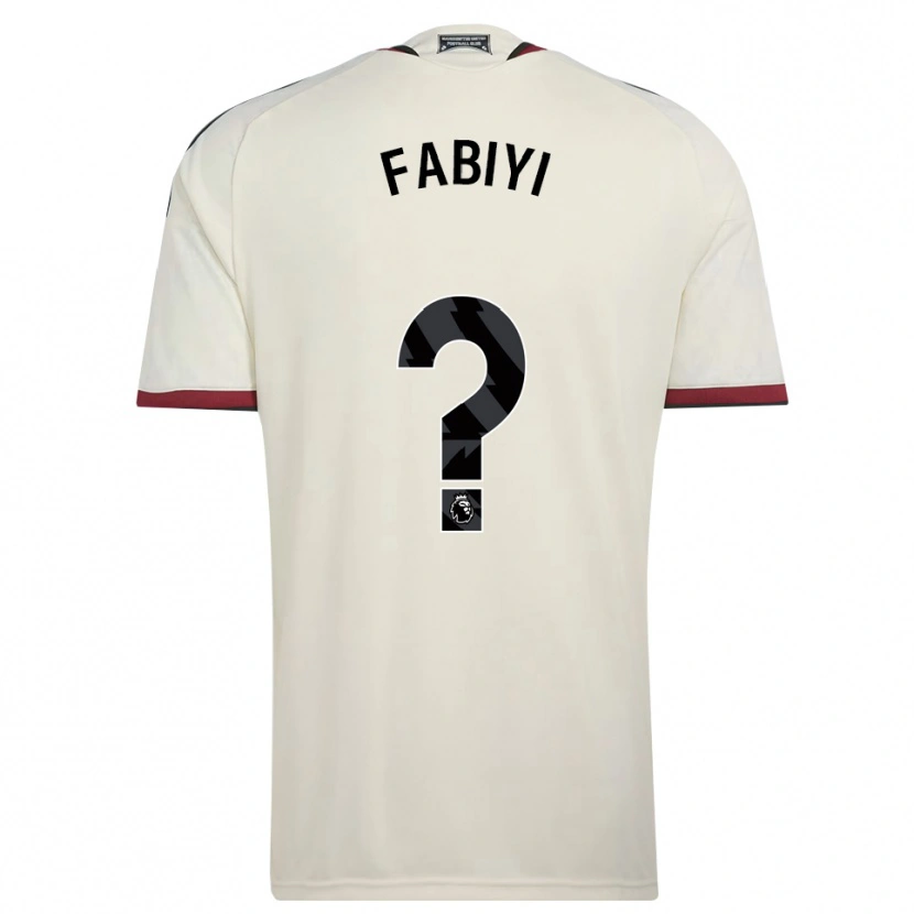 Danxen Dětské Idris Fabiyi #0 Béžová Černá Červená Třetí Hráčské Dresy 2026/27 Dres