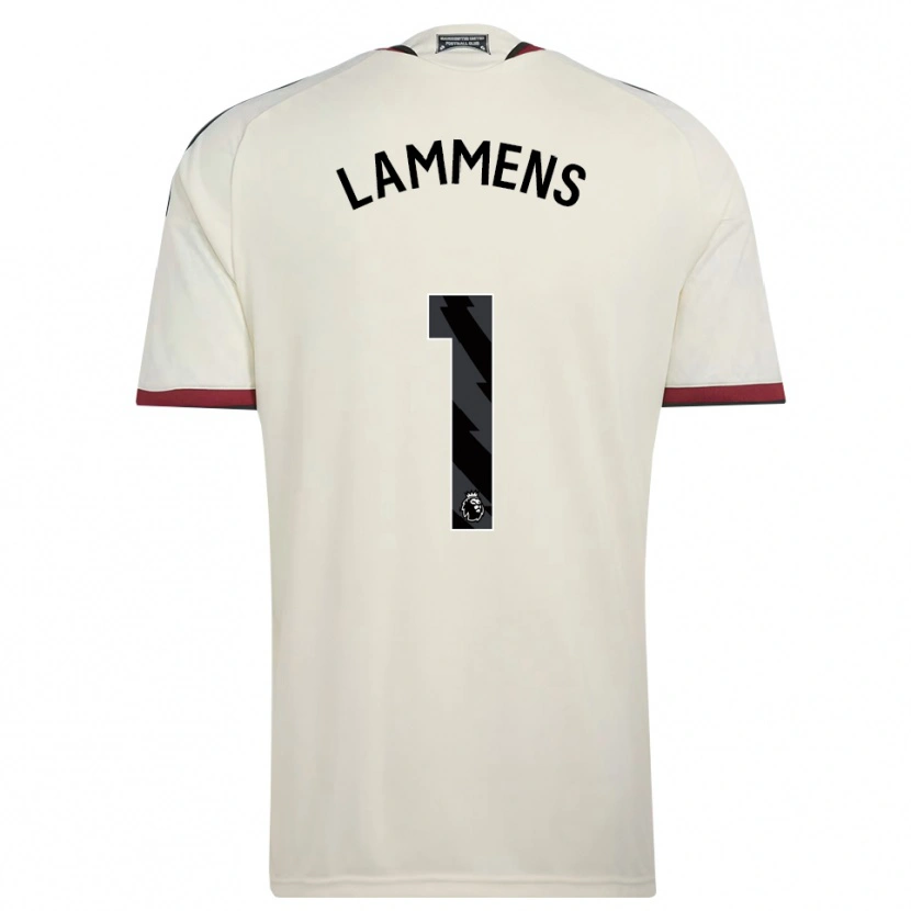 Danxen Dětské Senne Lammens #1 Béžová Černá Červená Třetí Hráčské Dresy 2026/27 Dres