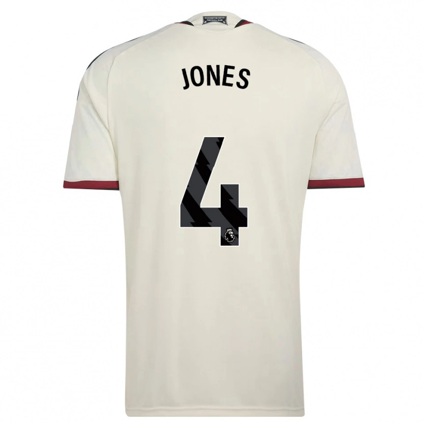 Danxen Dětské Phil Jones #4 Béžová Černá Červená Třetí Hráčské Dresy 2026/27 Dres