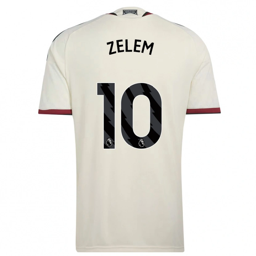 Danxen Dětské Katie Zelem #10 Béžová Černá Červená Třetí Hráčské Dresy 2026/27 Dres